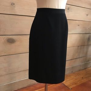 CHANEL Black Pencil Skirt